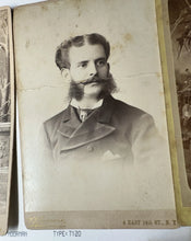 Load image into Gallery viewer, ID'd Venezuela Politician & Family Lot of 3 Signed Winter Snow Scene Photo 1800s