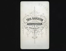 Load image into Gallery viewer, Rare CDV Photo Military Instructor Illinois Industrial College Post Civil War