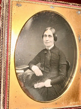 Load image into Gallery viewer, 6x4 Half Plate Daguerreotype New York Woman by Henry Insley, 1850s