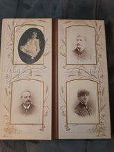 Load image into Gallery viewer, Large Album with 64 Cabinet Card Photos New York