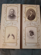 Load image into Gallery viewer, Large Album with 64 Cabinet Card Photos New York