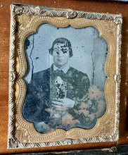 Load image into Gallery viewer, AMBROTYPE PHOTO LOT CALIFORNIA ESTATE CIVIL WAR SOLDIER GOLD MINER 1860s STAMP