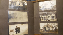 Load image into Gallery viewer, Circa 1910's Antique PHOTO ALBUM & PHOTOS Family, Children, Women, Animals