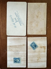Load image into Gallery viewer, RARE Lot of 4 Colonel Elmer Ellsworth & Family ~ CDV Photos Civil War Soldier