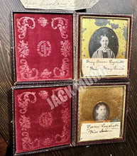 Load image into Gallery viewer, RARE Daguerreotypes Abolitionist Quaker Sisters Mary Anna & Susan Longstreth