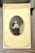 Load image into Gallery viewer, Unusual Tintype Daughter of civil war maj ID'd Not Post Mortem Oregon 1800s