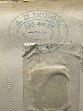 Load image into Gallery viewer, RARE TINTYPE PHOTO LOT OUTDOOR STUDIO GALLERY LOUISVILLE KENTUCKY 1860s CAMERA