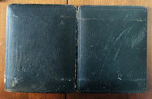 Load image into Gallery viewer, HALF PLATE Empty Leather Daguerreotype Case Pebbled Leather Push Button