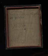 Load image into Gallery viewer, 1/6 Tinted Ambrotype Beautiful Girl Off Shoulder Dress Possible ID