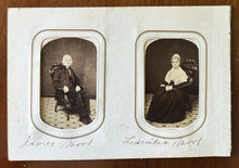 Load image into Gallery viewer, Prev Unknown? LUCRETIA MOTT & HUSBAND CDV Photo Probable Brady Presentation Rare