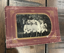Load image into Gallery viewer, Excellent 19th Century tintype photo baseball team player & manager antique Rare