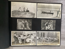 Load image into Gallery viewer, Antique WWI Era Snapshot Album Rare Racecar Women Navy Airplane Football Sports
