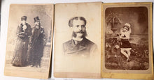 Load image into Gallery viewer, ID'd Venezuela Politician & Family Lot of 3 Signed Winter Snow Scene Photo 1800s