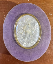 Load image into Gallery viewer, 1/6 Tintype Handsome Man in Oval MOP Cameo Case Dated 1860s Booth Lookalike