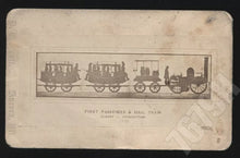 Load image into Gallery viewer, Rare c1870 CDV First Mail & Passenger Train / Railroad Int Unusual Silhoutte Art