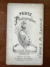 Load image into Gallery viewer, Rare 1870s Sideshow Musician Performer & Photographer CDV by Pentz Circus