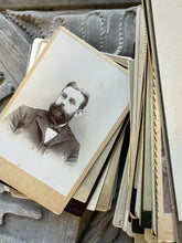 Load image into Gallery viewer, 300 Cabinet Card Photo Lot - Antique Victorian Photographs 1800s People