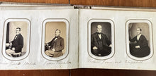 Load image into Gallery viewer, 1860s Photo Album Civil War Soldier Andersonville POW Mourning ID'd Quaker Fam