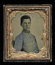 Load image into Gallery viewer, ID'd Tennessee Confederate Boy Civil War Soldier Tinted Ambrotype 1860s Photo