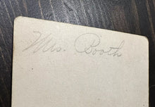 Load image into Gallery viewer, RARE MORA CDV OF ACTRESS AGNES BOOTH - SISTER-IN-LAW OF JOHN WILKES BOOTH 1870s