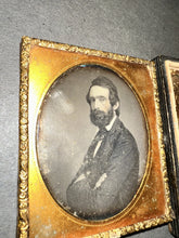 Load image into Gallery viewer, Two Self Portrait Daguerreotypes Chicago Boston Daguerreotypist GEO. FRUIN ID'd