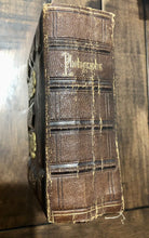 Load image into Gallery viewer, Empty 1860s Leather Photo Album Holds 50 CDVs or Tintype Photos