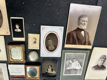 Load image into Gallery viewer, Antique Photo Lot CDV Tintype Cabinet Card Daguerreotype Ambrotype Dog 1860s