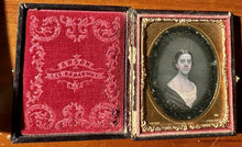Load image into Gallery viewer, ANSON Pretty New York Girl Braids in Hair 1/6 Daguerreotype Tinted Color 1850s