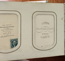 Load image into Gallery viewer, 1860s Photo Album Civil War Soldier Andersonville POW Mourning ID'd Quaker Fam