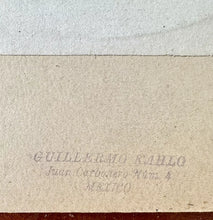 Load image into Gallery viewer, Rare San Salvador Politician & Wife by Guillermo KAHLO Mexico Frida Kahlo Father