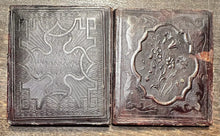 Load image into Gallery viewer, 1840s Daguerreotype Woman with Long Curls Leather Case