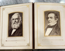 Load image into Gallery viewer, CDV Album Musician Author Poet Shakespeare Ole Bull Burns Beethoven Famous Photo