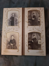 Load image into Gallery viewer, Large Album with 64 Cabinet Card Photos New York