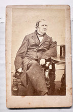 Load image into Gallery viewer, GARDNER Hugh McCulloch Civil War Treasury Secretary in Lincoln Cabinet Rare CDV
