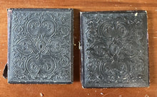 Load image into Gallery viewer, Early SEALED Tintype Photo DATED 1858 Miner or Prospector Holding Map