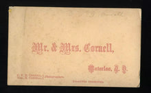 Load image into Gallery viewer, RARE CDV Photo SET Husband Wife Photographer Team Mr Mrs Cornell Waterloo NY