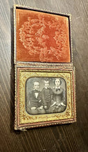 Load image into Gallery viewer, Nice! Florida or Georgia? Group Daguerreotype Photo Children Girl & Boys 1850s