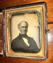 Load image into Gallery viewer, Southworth & Hawes Daguerreotype of ALVIN ADAMS Railroad Courier Wikipedia Rare 2/2
