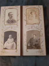 Load image into Gallery viewer, Large Album with 64 Cabinet Card Photos New York