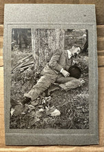 Load image into Gallery viewer, Intriguing Photo DEAD MAN In Park Murder Victim? Crime Scene Post Mortem Int
