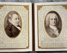 Load image into Gallery viewer, CDV Album Musician Author Poet Shakespeare Ole Bull Burns Beethoven Famous Photo