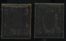 Load image into Gallery viewer, Daguerreotype Photo Victorian Woman Widow Black Mourning Dress & Jewelry 1800s