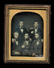 Load image into Gallery viewer, 1/4 Plate 1850s Group Daguerreotype of Vermont Lawyers, ID'd Breckenridge