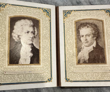 Load image into Gallery viewer, CDV Album Musician Author Poet Shakespeare Ole Bull Burns Beethoven Famous Photo