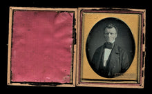 Load image into Gallery viewer, Unusual Mat Stamped with #25 - 1/6 Daguerreotype Of A Man Rare Ooak