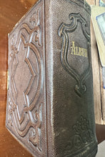 Load image into Gallery viewer, 1860s Photo Album With Civil War Soldier Generals Lincoln Minnesota CDV Tintypes