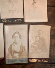Load image into Gallery viewer, Big Lot of Antique 19th Century Japanese CDV Photo Japan Photographers 1800s