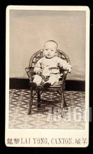 Load image into Gallery viewer, Very Rare Antique Photo Chinese CHILD MONK? Canton China Photographer LAI YONG