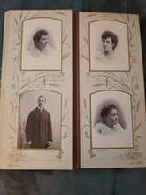 Load image into Gallery viewer, Large Album with 64 Cabinet Card Photos New York