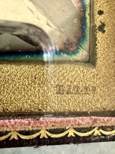 Load image into Gallery viewer, H. POLLOCK 1/4 Tinted Daguerreotype Baltimore Woman Flowers In Bonnet